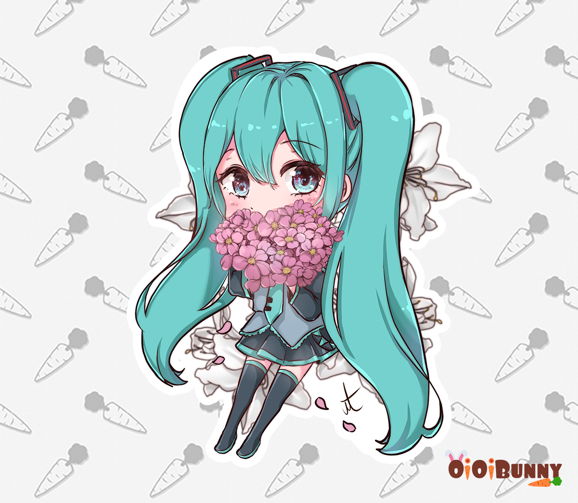 Hatsune Miku – Sticker – OiOiBunny