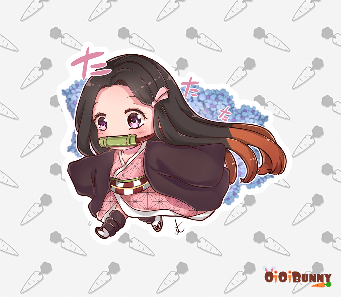 Nezuko Kamado – Sticker – OiOiBunny